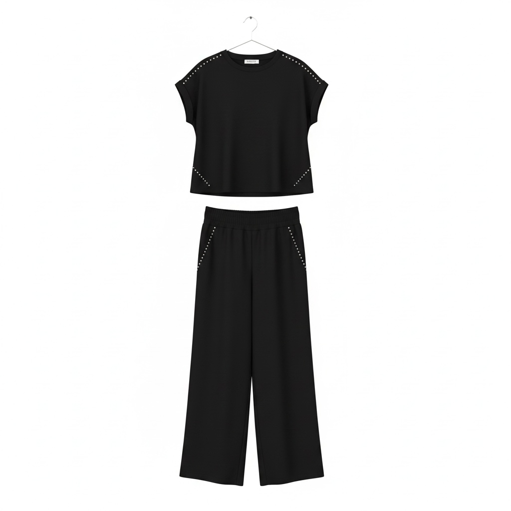 LLB Petit Studded Trim Two Piece Set