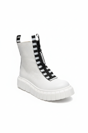 Papucei Zip Detail Platform Boots (Size 7)