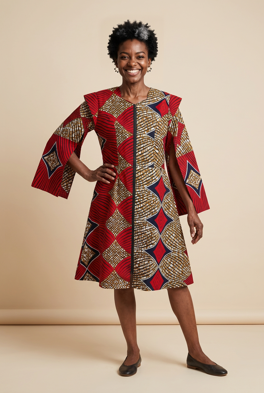 Radiant Heritage Print Dress