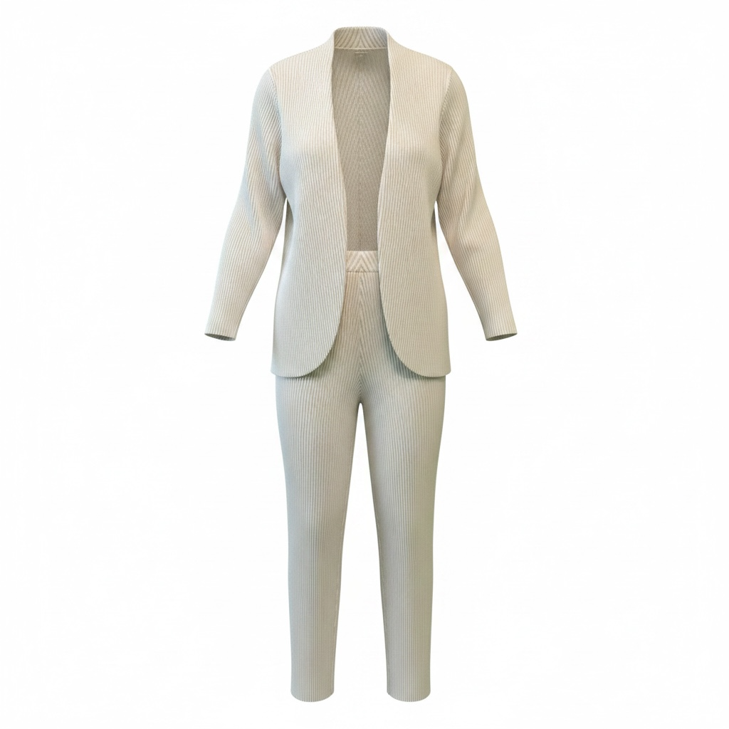 Simply Vanité Beige Two-Piece Set