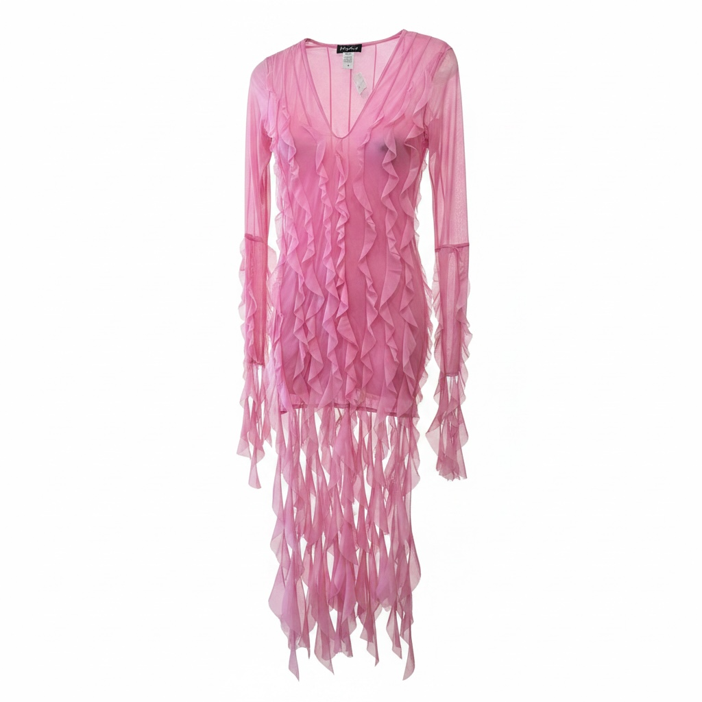 Hey Dari Pink Fringe Dress