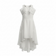Love the Queen White Organza Party Dress