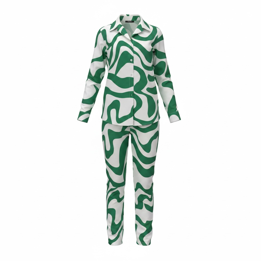 LLB Verde Swirl Two-Piece Set