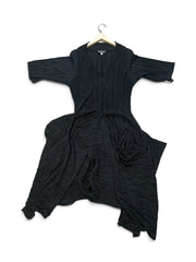 Hey Dari Textured Knit Waterfall Dress