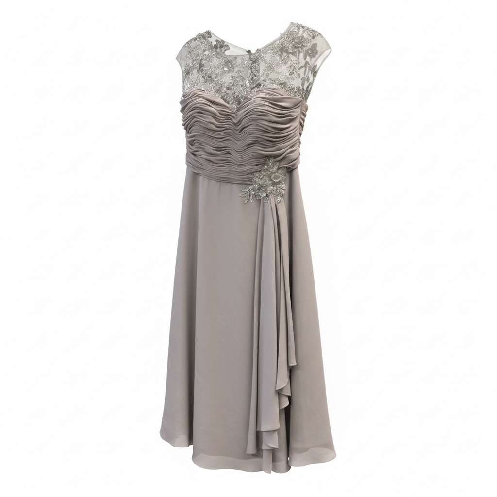 Silver Mist Cocktail Dress