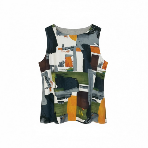 Abstract Print Two Piece Set (Reversible)