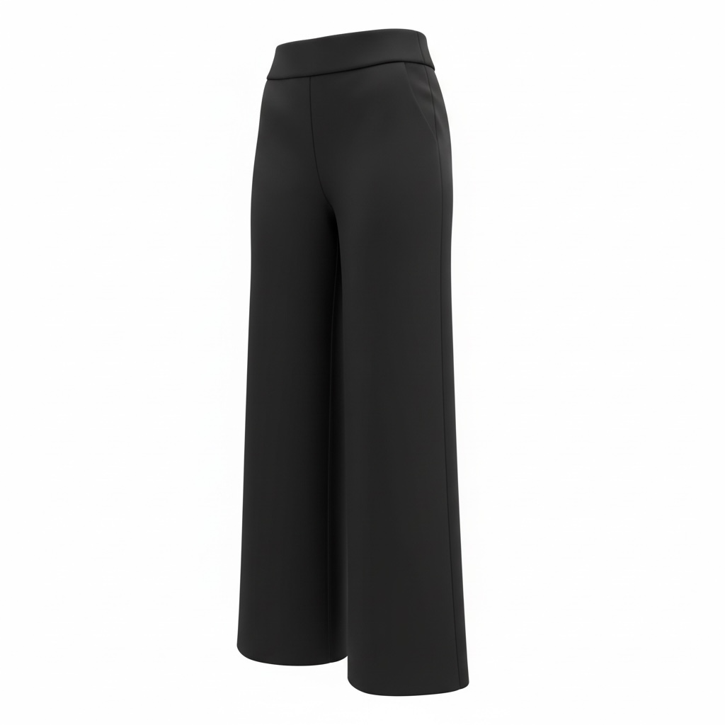 LLB Black Wide Leg Trousers